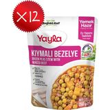 Yayla Yemek Hazır Kıymalı Bezelye 250 gr X12 - 3 kg