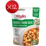 Yayla Yemek Hazır Sebzeli Tavuk Sote 200 gr X12 - 2,4 kg