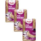 Yayla Yeşil Mercimek 1 kg X3 - 3 kg