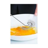 Yaylı Yumurta Çırpıcı Metal Mikser Krem ve Sos Karıştırıcı Pratik Mutfak Aparatı - Acı Kahve
