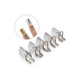 Yayoge Protez Tırnak Oluşturucu C Kavisli Metal Formlar 5 Adet Set Yeniden Kullanılabılır Şablon