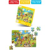 Yaz Günü Mini Puzzle 40 Parça 3-7 Yaş Eğlenceli Tasarımlı Çocuk Yapboz