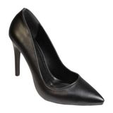 Yaz Kış Ayakkabı Yazkış Kadın Siyah Ten Cilt 10CM Ince Topuklu Stiletto Ayakkabı