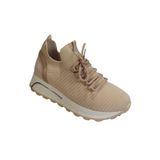Yaz Kış Ayakkabı YAZKIŞ Kadın Siyah Ten Triko Kumaş Bağcıksız Arkası Holıganlı 4cm Comfort Taban Fashıon Spor Ten 40