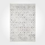 Yaz Kremi Geometrik Modern Geometrik Etnik Desenli Boho Makinada Yıkanabilir Hafif Hav Toz Vermez Leke Tutmaz Kaymaz Taban Dijital Makine Baskı Halı Oturma Odası Salon Yolluk Koridor Mutfak Halısı