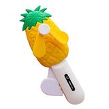 Yaz Mini El Tipi Küçük Fan Çizgi Film Taşınabilir Manuel Fanı, Ananas