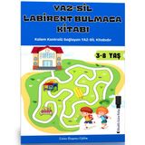 Yaz-sil Labirent Bulmaca Kitabı 34 Süper Labirent Bulmaca