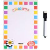 Yaz-Sil Notluk To Do List Buzdolabı Notluk.manyetik Buzdolabı Notluk.magnetli NOTLUK.21X15CM