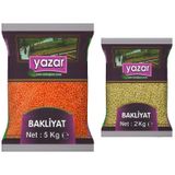Yazar 5 kg Kırmızı Mercimek + 2 kg Yeşil Mercimek