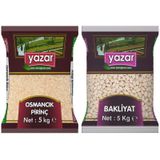 Yazar 5 kg Osmancık Pirinç + 5 kg Çumra Fasulye