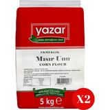 Yazar Ekmeklık (Karadeniz) Mısır Unu 5 kg x 2 Paket - 10 kg