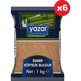 Yazar Esmer Köftelik Bulgur 1 kg x 6 'lı