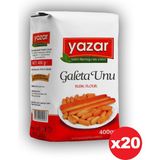 Yazar Galeta Unu 400 gr x 20 Paket (Sade) - 8 kg