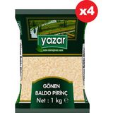 Yazar Gönen Baldo Pirinç 1 kg x 4 Paket