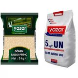 Yazar Gönen Baldo Pirinç 5 Kg. + Un 5 Kg.
