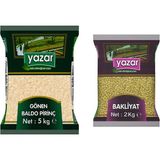 Yazar Gönen Baldo Pirinç 5 kg + Yeşil Mercimek 2 kg - 7 kg
