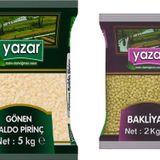 Yazar Gönen Baldo Pirinç 5 KG + Yeşil Mercimek 2 KG