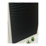 YAZAR HOME Antrasit Kırçıllı Katlanır Cam Balkon Perdesi-Ofis Perdesi-Ev Perdesi-Salon Perdesi-Plise Perde