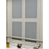 Yazar Home Beyaz Çift Mekanizmalı Zincir Desenli Tül+Stor Perde Polyester Kumaş Özelliği ile - 210 x 260 cm