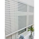 Yazar Home Jaluzi Görünümlü Tül Stor Perde - Berlin - Beyaz - 210 X 260