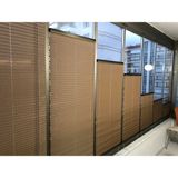 Yazar Home Katlanabilir Cam Balkon Perdesi Kahverengi (Vidalı Veya Kancalı Montaj) - 50 x 180 cm
