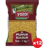Yazar Iri Pilavlık Bulgur 1 kg 12'li