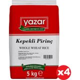 Yazar Kepekli Pirinç 5 kg x 4 Paket - 10 kg