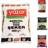 Yazar Kuru Gıda Kolısı 5kg Gönen Baldo Pirinç5-Kg Tam Buğday Unu-5kg Toz Şeker5-Kg Kırmızı - 20 kg