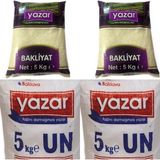 Yazar Kuru Gıda Seti 10-Kg Pilavlık Pirinç Luna+10-Kg Kek,pasta,börek,baklavalık Un - 20 kg