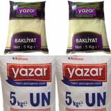 Yazar Kuru Gıda Seti 10Kg Pilavlık Luna Pirinç 10Kg Çok Amaçlı Pasta Börek Baklavalık Un