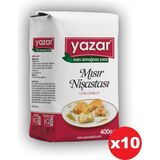 Yazar Mısır Nişastası 400 gr x 10 Paket - 4 kg