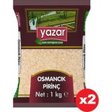 Yazar Osmancık Pirinç 1 Kg x 2 Paket - 20 kg