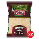 Yazar Osmancık Pirinç 2 Kg. X 2 Adet
