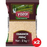 Yazar Osmancık Pirinç 2 kg x 2 Paket - 4 kg