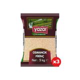Yazar Osmancık Pirinç 5 KG x 3 Paket