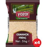Yazar Osmancık Pirinç 5 Kg x 4 Paket - 20 kg