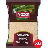 Yazar Osmancık Pirinç 5 Kg x 6 Paket - 30 kg