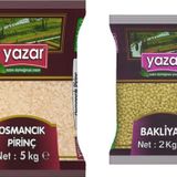 Yazar Osmancık Pirinç 5 Kg. + Yeşil Mercimek 2 Kg.