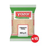 YAZAR Osmancık Pirinç 900 Gr. X 15 Adet