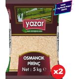Yazar Osmancık Pirinç Yerli 5 Kg x 2 Paket - 10 kg