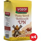 Yazar Pasta Börek Baklavalık Çok Amaçlı Un 2 kg x 4 Paket - 8 kg