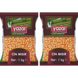 Yazar Patlatmalık Cin Mısır 1 kg x 2 Paket - 2 kg