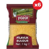 Yazar Pilavlık Bulgur 1 kg x 6 'lı
