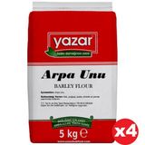 Yazar Taş Değirmende Öğütülmüş Arpa Unu 5 Kg X 4 Paket