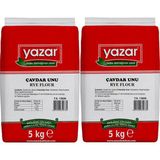 Yazar Taş Değirmende Öğütülmüş Çavdar Unu 5 kg x 2 Paket - 10 kg