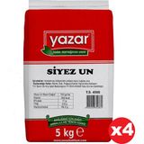 Yazar Taş Değirmende Öğütülmüş Siyez Unu 5 kg x 4 Paket - 20 kg