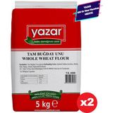 Yazar Taş Değirmende Öğütülmüş Tam Buğday Unu 5 Kg x 2 Paket - 10 kg
