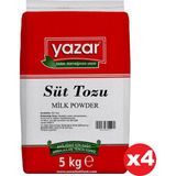 Yazar Yağsız Süt Tozu 5 kg x 4 Paket - 20 kg