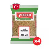 Yazar Yeşil Mercimek 900 Gr. X 4 Adet