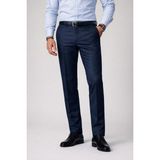 Yazı Caserta Klasik Fit Likralı Erkek Kanvas Pantolon - 7516 - Lacivert - 50